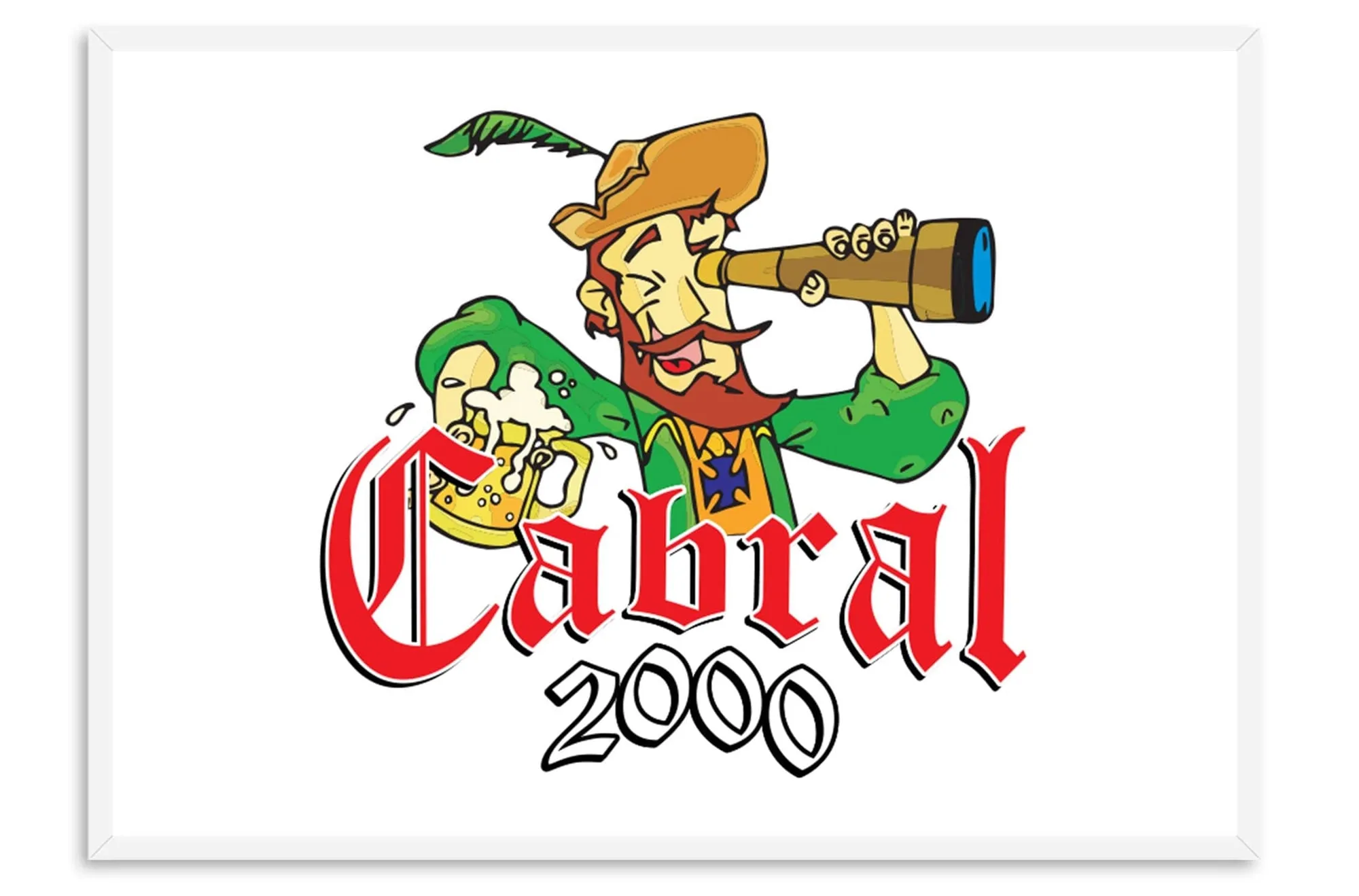 Marca do bar Cabral 2000, o primeiro cliente